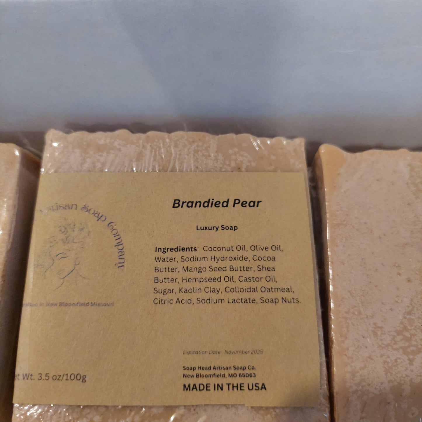 Brandied Pear Handcrafted Soap