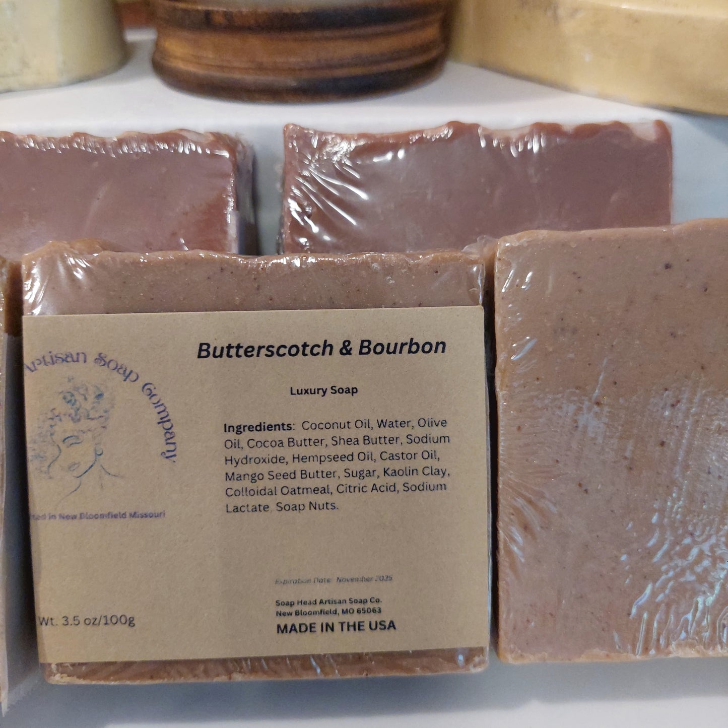 Butterscotch & Bourbon Handcrafted Soap