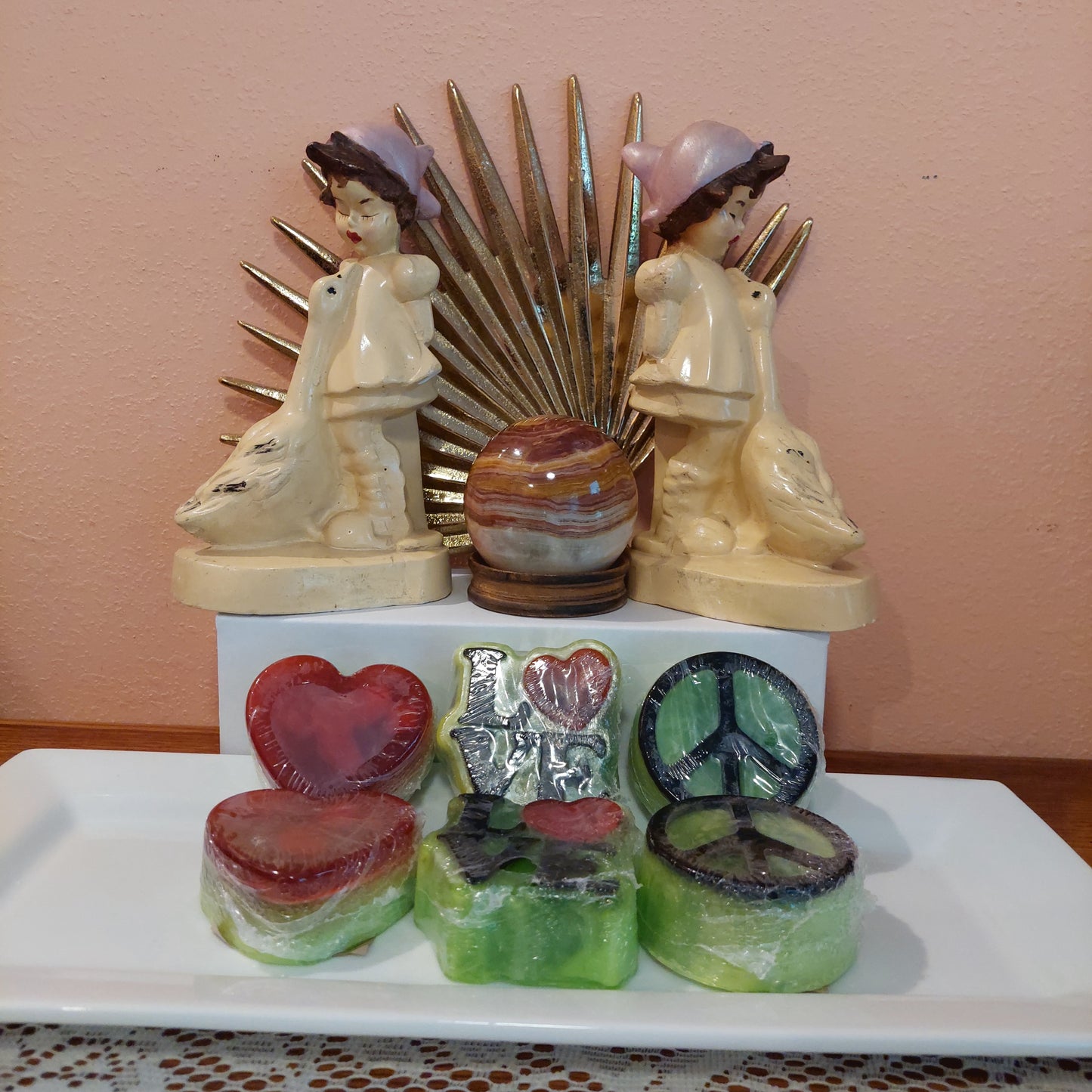Hippie Peace Love Glycerin Soap