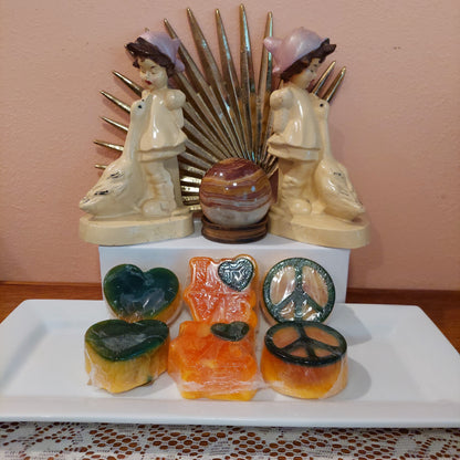 Hippie Peace Love Glycerin Soap