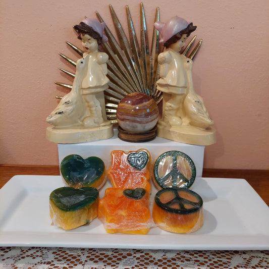 Hippie Peace Love Glycerin Soap